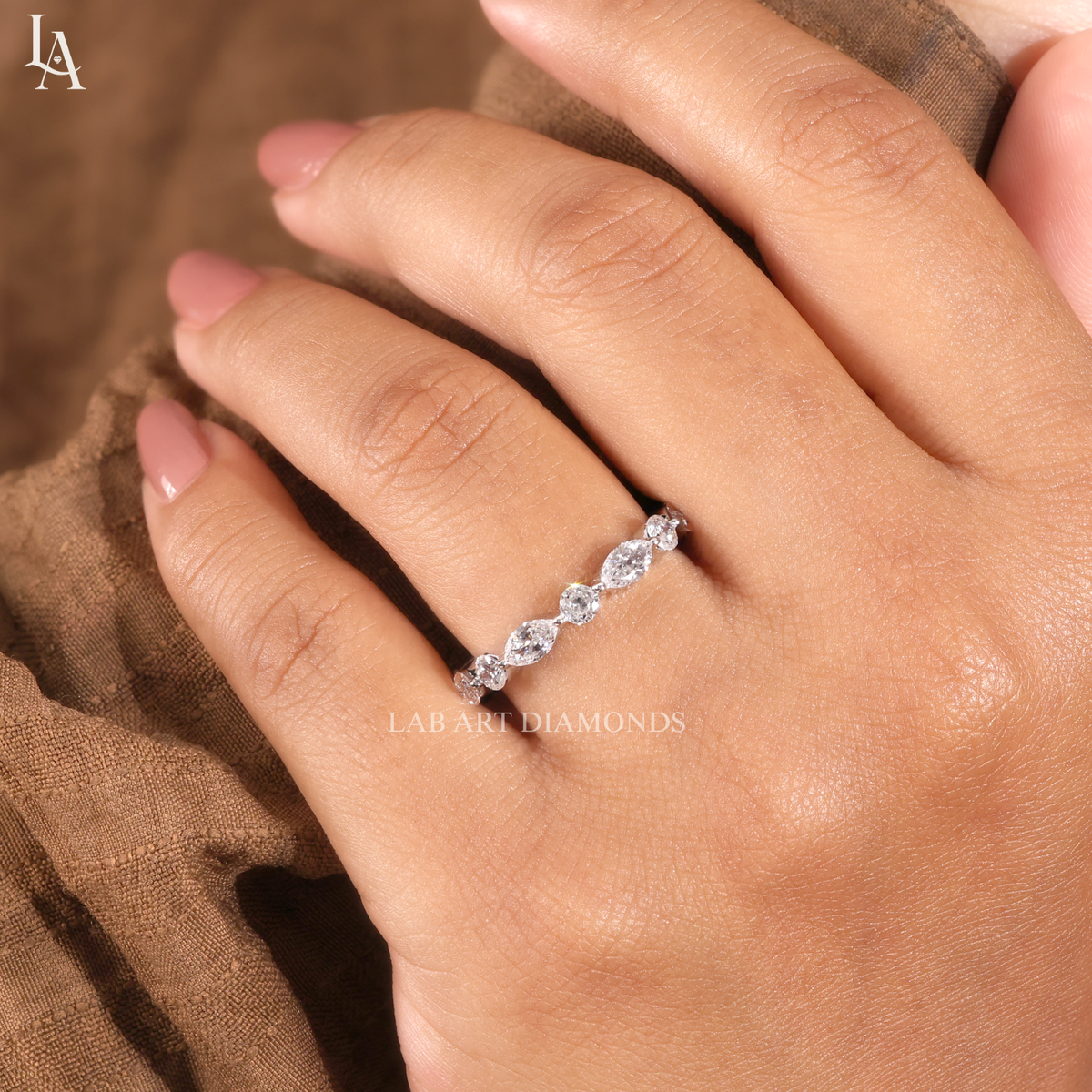 Marquise Diamond Full Eternity Ring