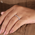 Round Cut Diamond Full Eternity Band