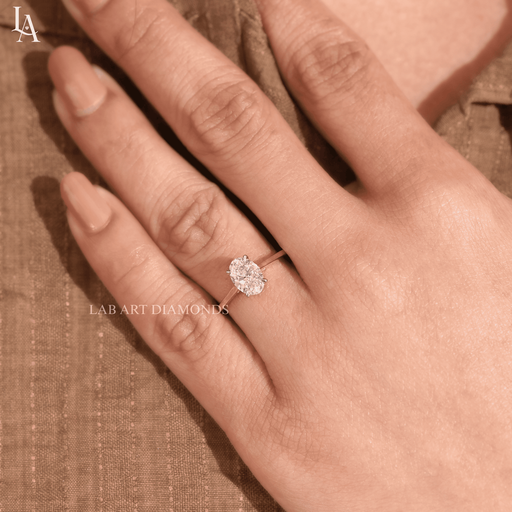 Oval Cut Solitaire Engagement Ring