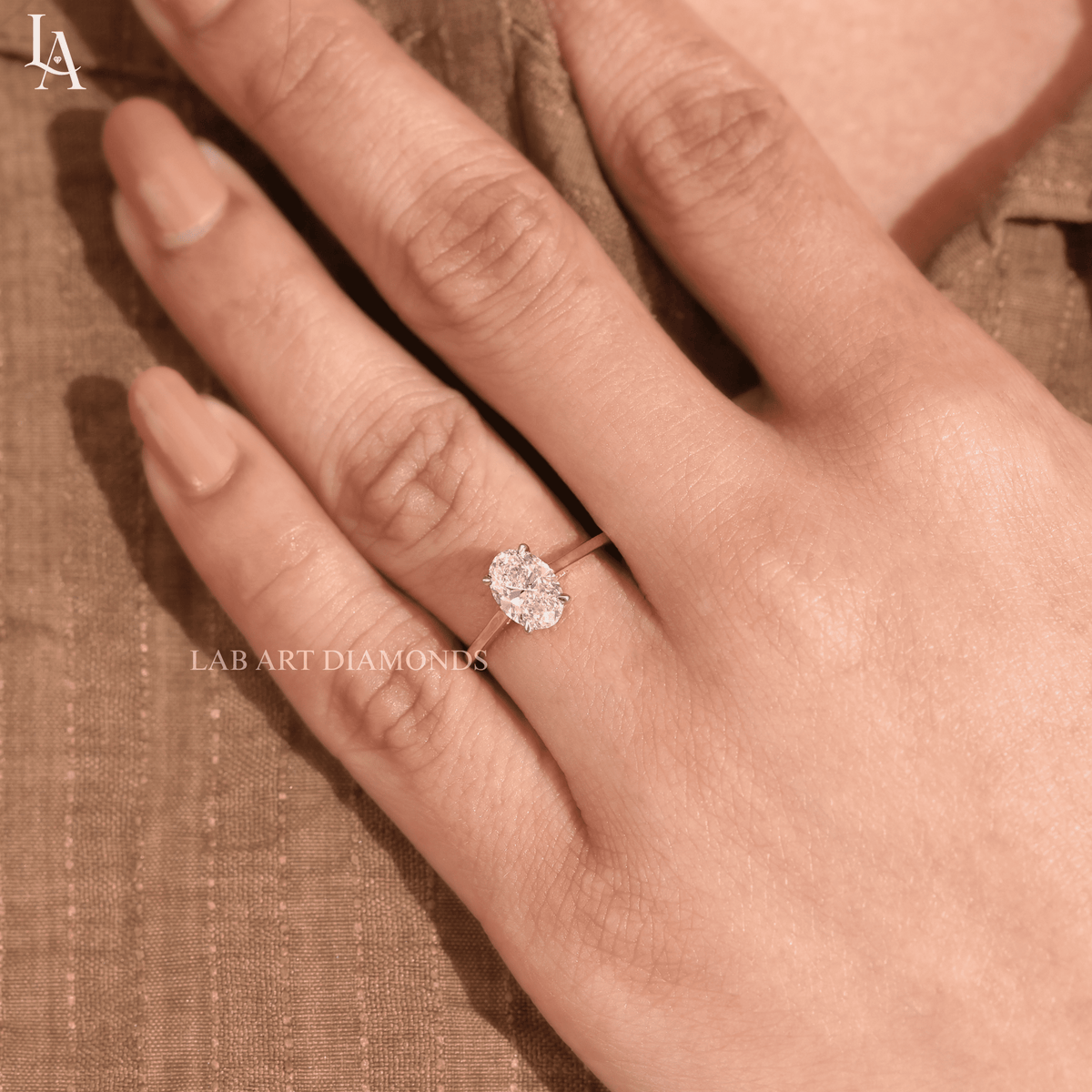 Oval Cut Solitaire Engagement Ring