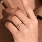 Emerald Cut Solitaire Engagement Ring