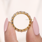 Marquise Cut East West Wedding Ring