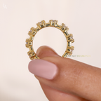 Round Brilliant Full Eternity Band