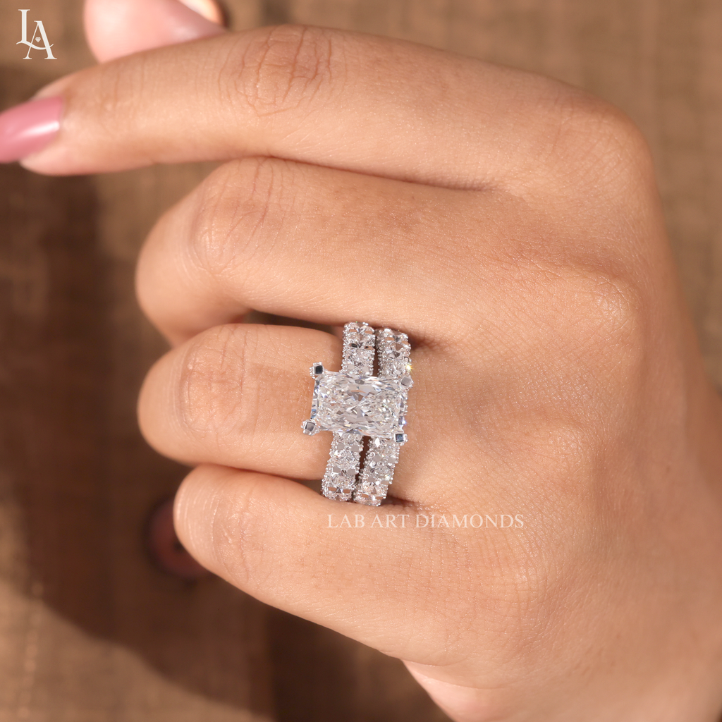 Radiant Cut Bridal Set & Engagement Ring