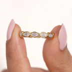Marquise Cut Full Eternity Ring
