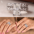 Radiant Cut Bridal Set & Engagement Ring