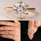 Round Cut Solitaire Engagement Ring