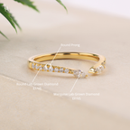 Open Cuff Ended Stacking Ring