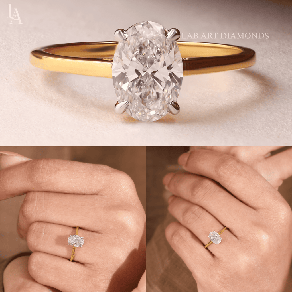 Oval Cut Solitaire Engagement Ring