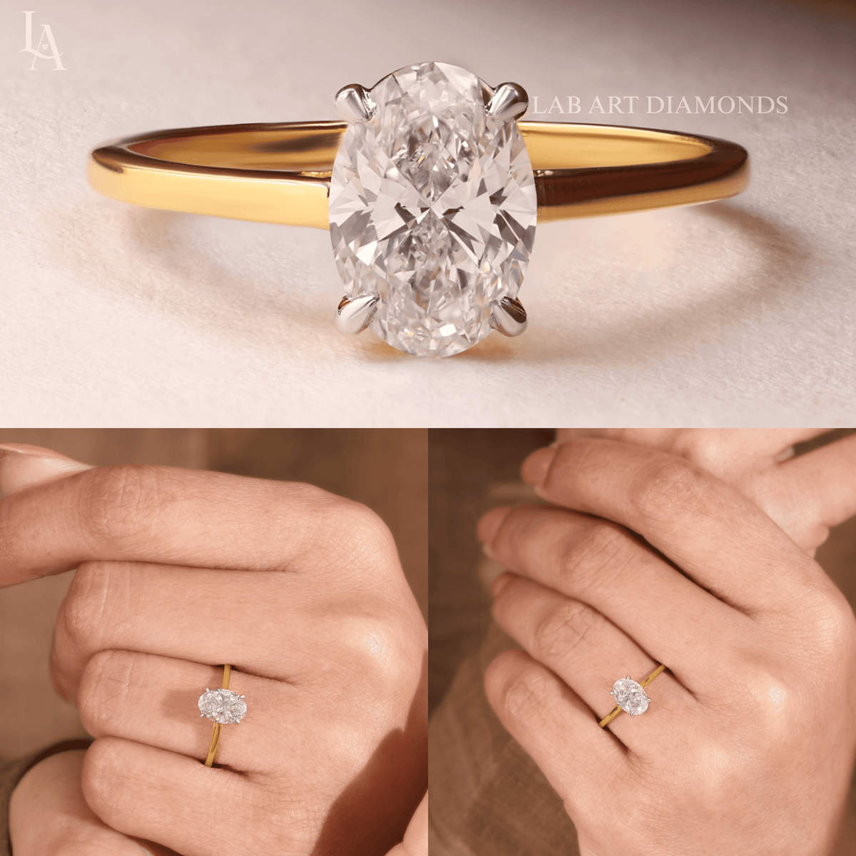 Oval Cut Solitaire Engagement Ring