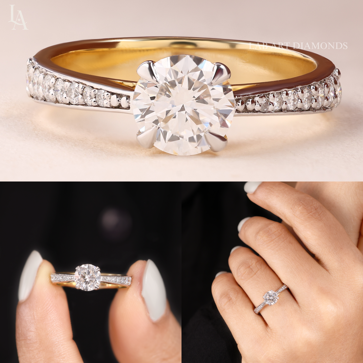 Round Cut Engagement Ring