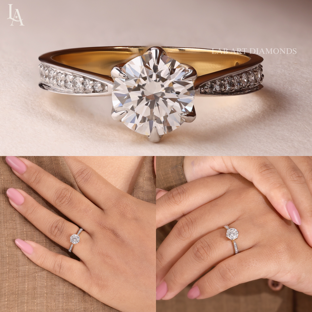 Round Cut Solitaire Engagement Ring