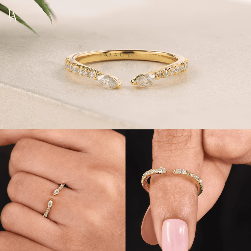 Open Cuff Ended Stacking Ring