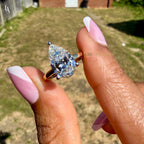Pear Cut Solitaire Engagement Ring