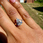 Pear Cut Solitaire Engagement Ring
