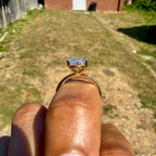 Pear Cut Solitaire Engagement Ring