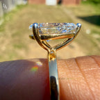Pear Cut Solitaire Engagement Ring