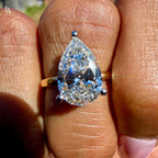 Pear Cut Solitaire Engagement Ring