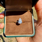 Pear Cut Solitaire Engagement Ring