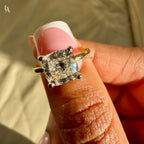 Cushion Cut Solitaire Engagement Ring