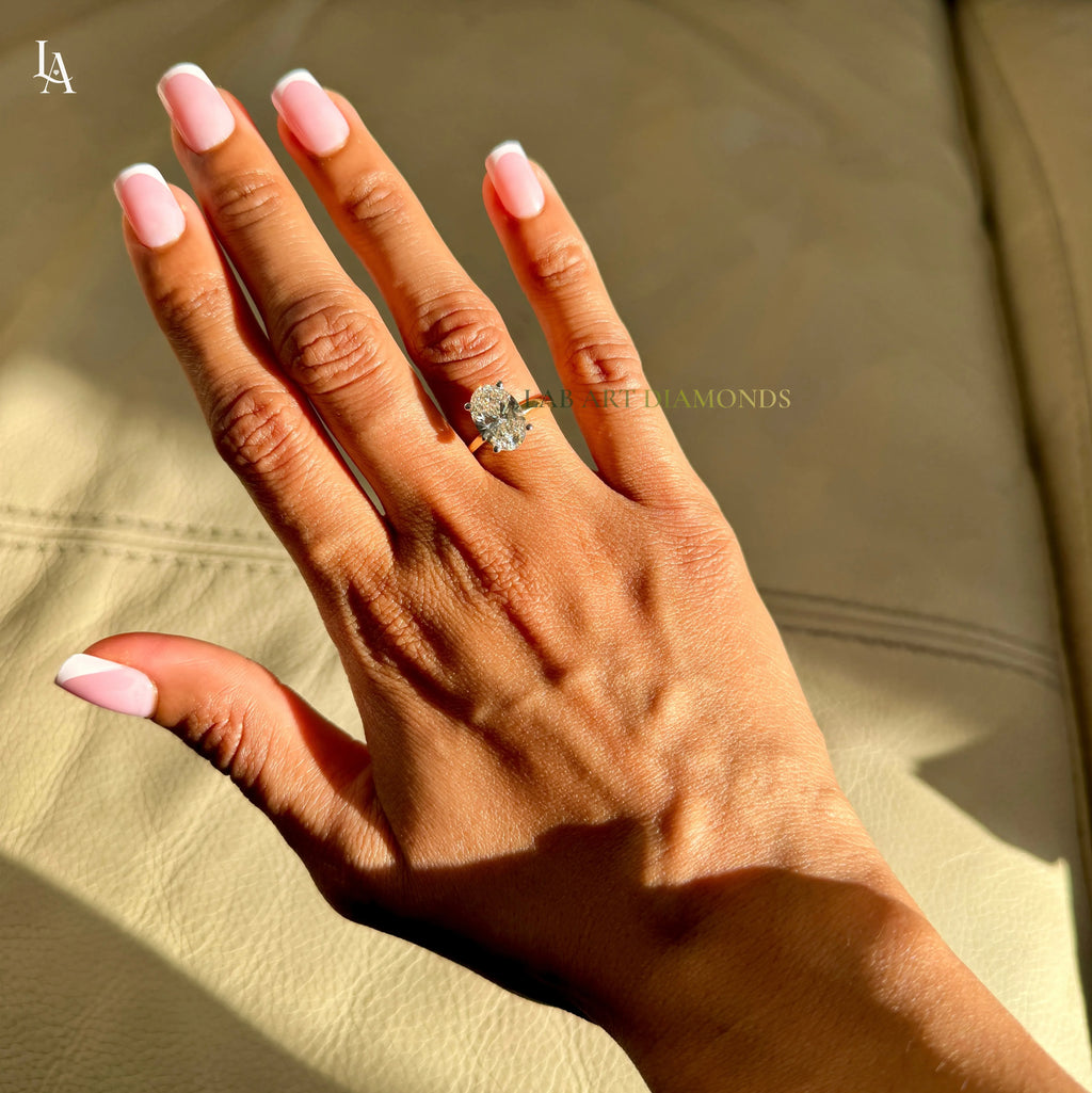 Pear Cut Solitaire Engagement Ring