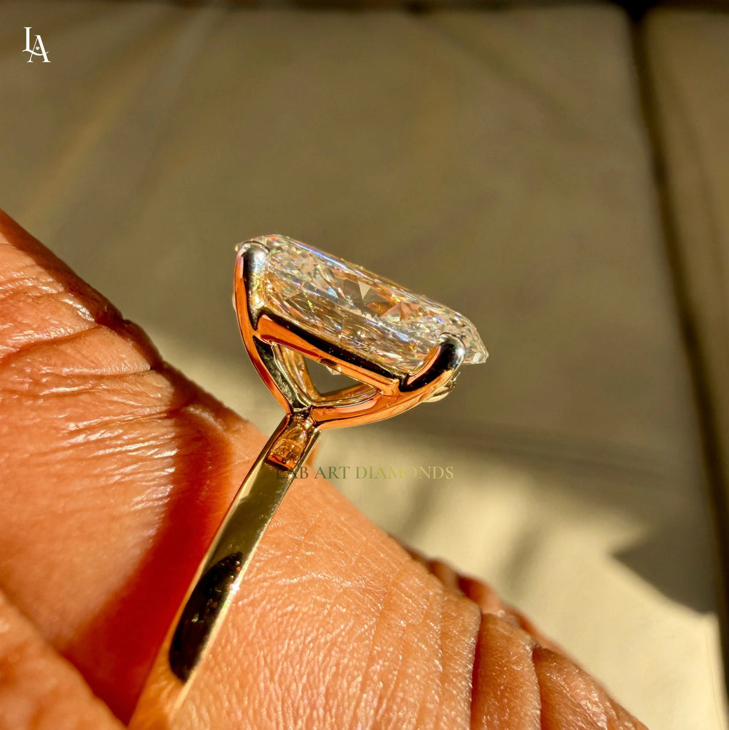 Pear Cut Solitaire Engagement Ring