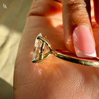 Pear Cut Solitaire Engagement Ring