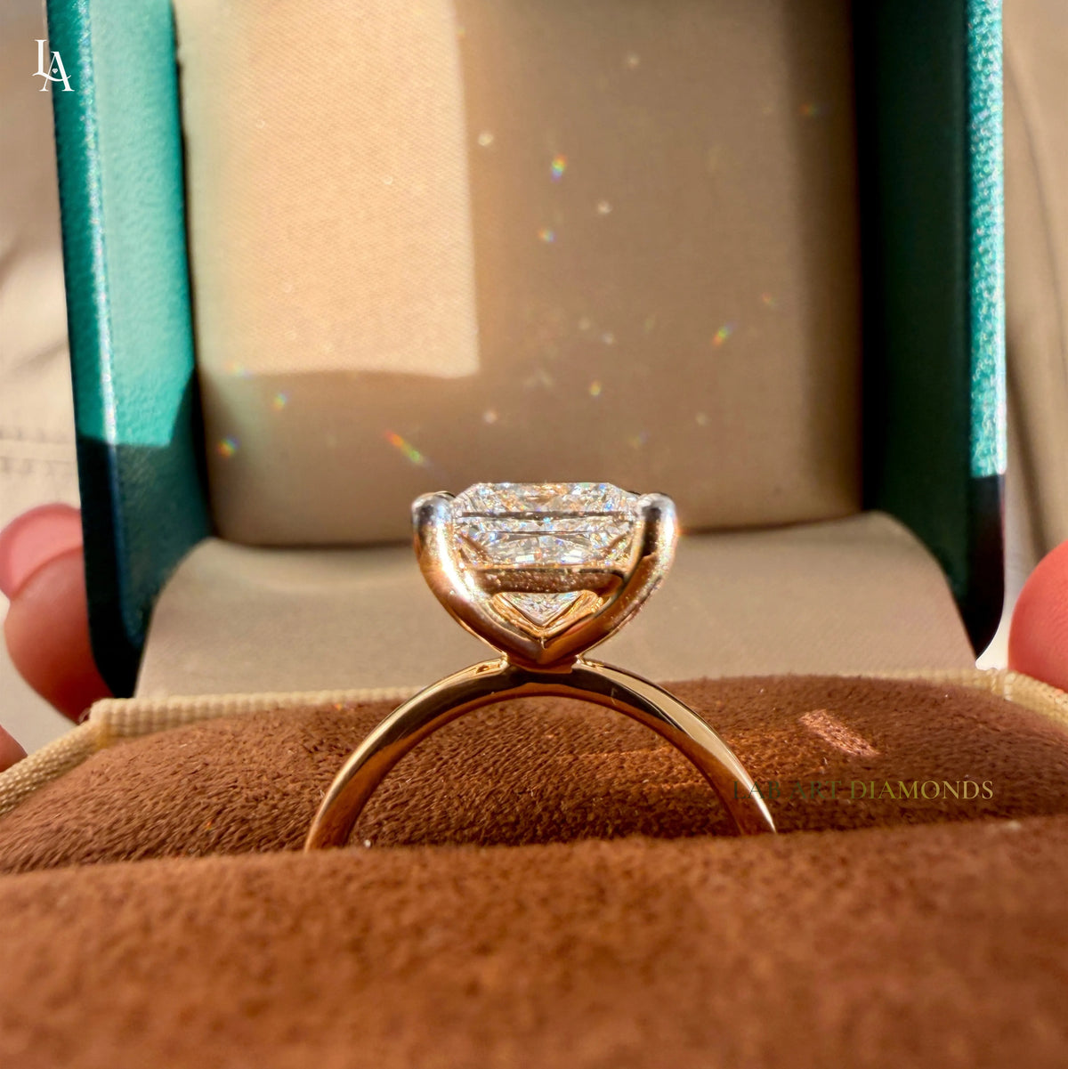 Princess Cut Solitaire Engagement Ring