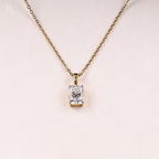 Radiant Cut Solitaire Pendent