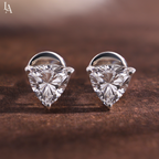 Trillion Cut Stud Earrings