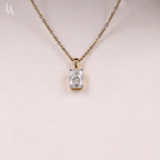 Cushion Cut Solitaire Pendent