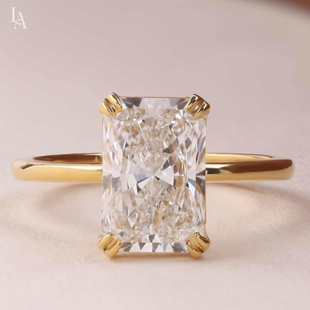 Radiant Cut Solitaire Engagement Ring