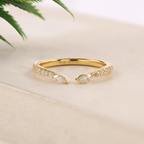 Open Cuff Ended Stacking Ring