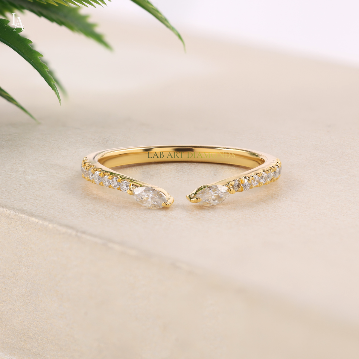 Open Cuff Ended Stacking Ring