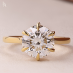 Round Cut Solitaire Engagement Ring