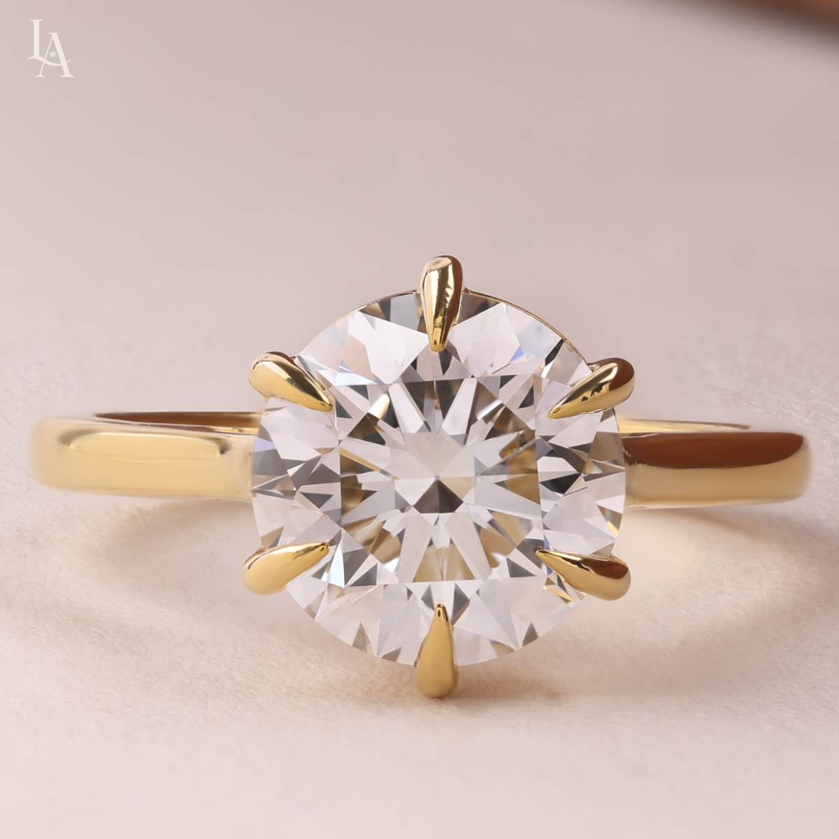 Round Cut Solitaire Engagement Ring