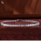 Classic Asscher Cut Tennis Bracelet