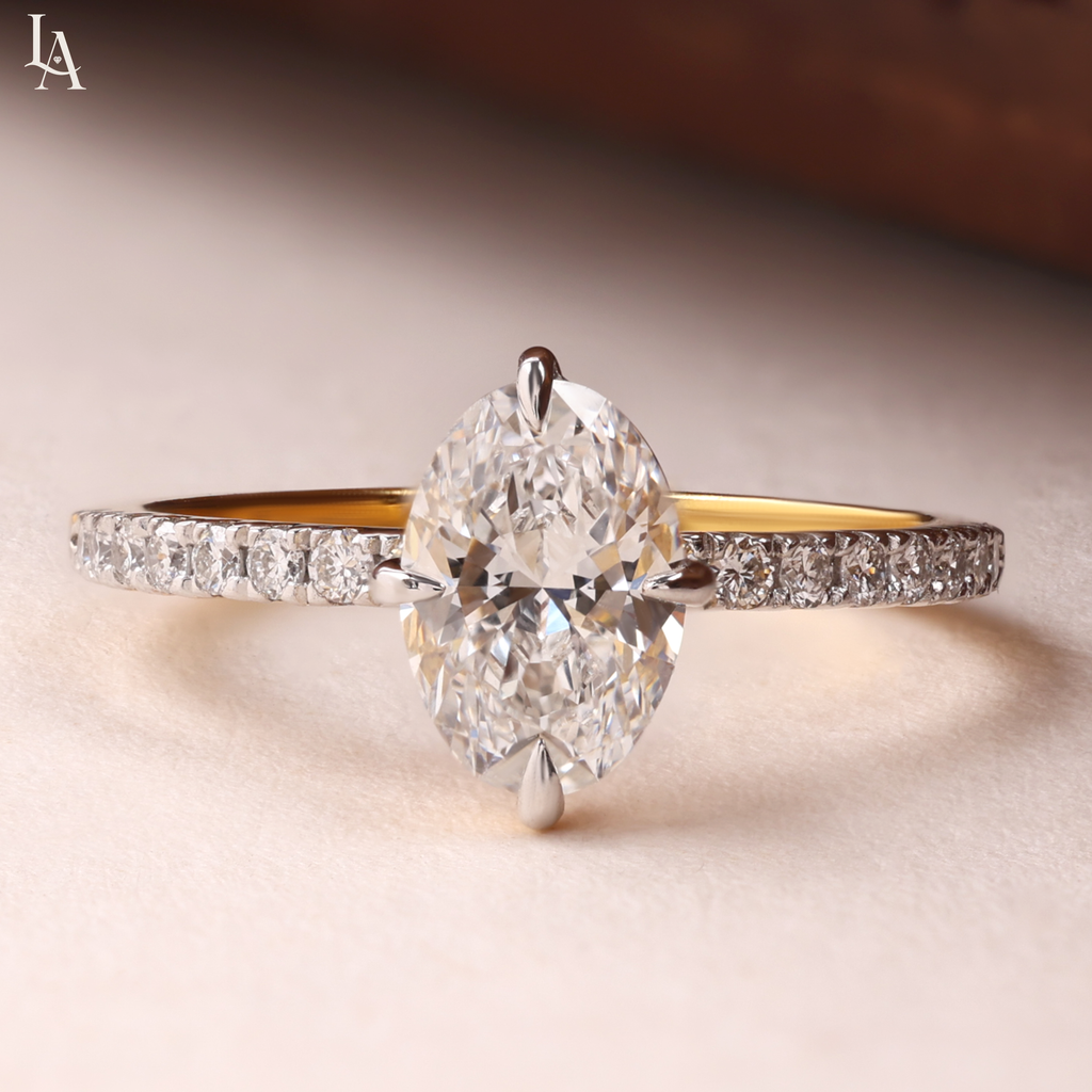 Classic Oval Cut Solitaire Engagement Ring