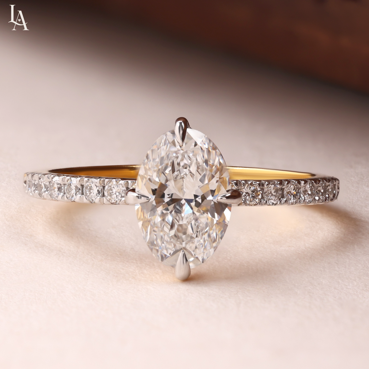 Classic Oval Cut Solitaire Engagement Ring
