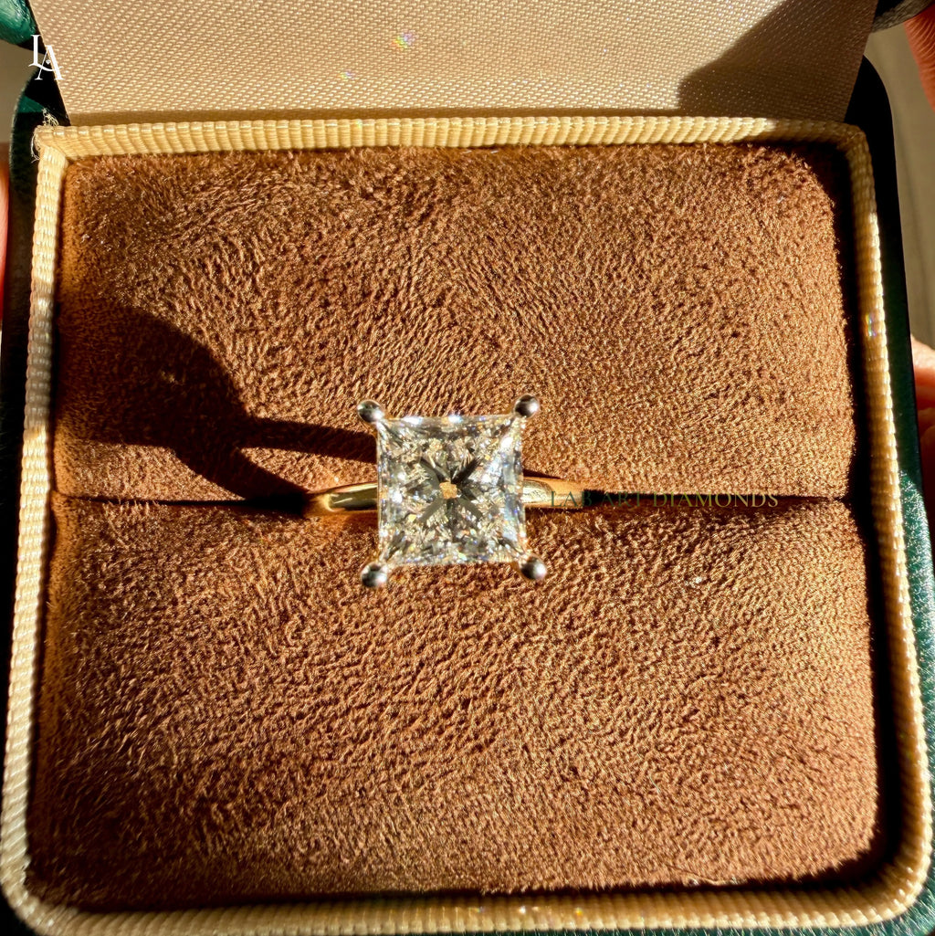 Princess Cut Solitaire Engagement Ring