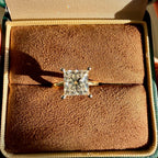 Princess Cut Solitaire Engagement Ring