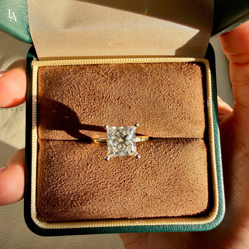 Princess Cut Solitaire Engagement Ring