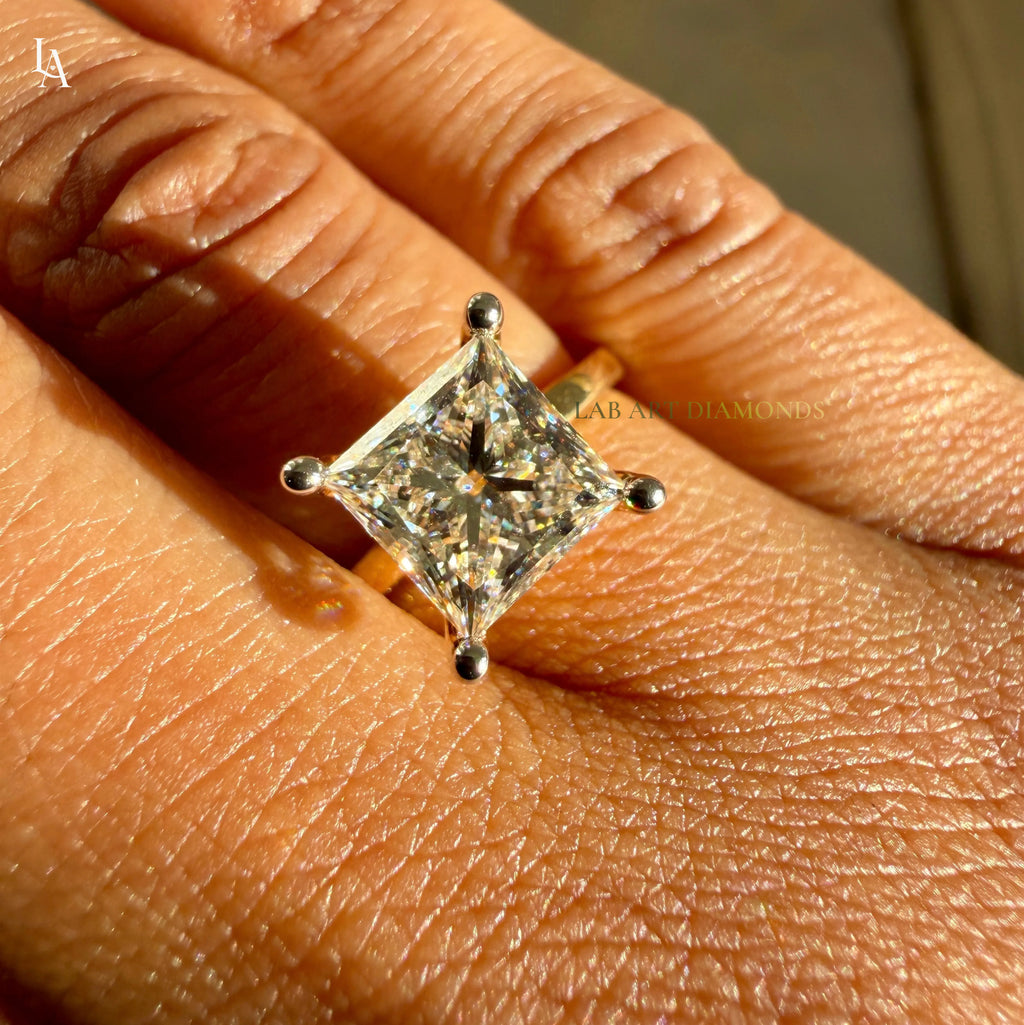 Princess Cut Solitaire Engagement Ring