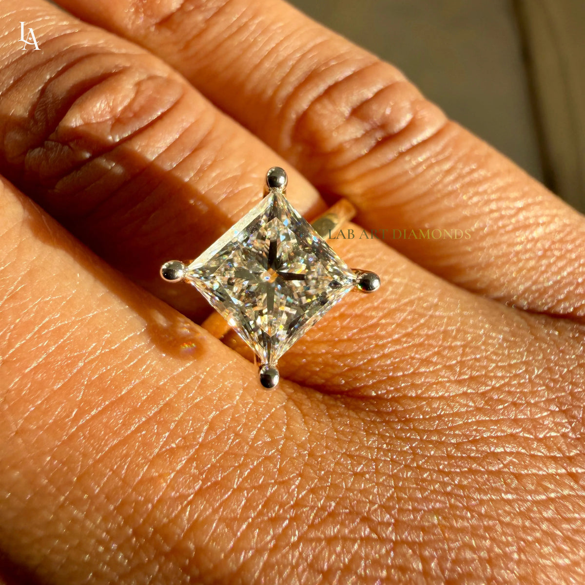 Princess Cut Solitaire Engagement Ring