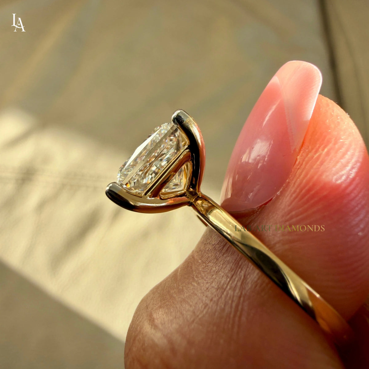 Princess Cut Solitaire Engagement Ring