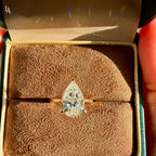 Pear Cut Solitaire Engagement Ring