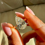 Pear Cut Solitaire Engagement Ring