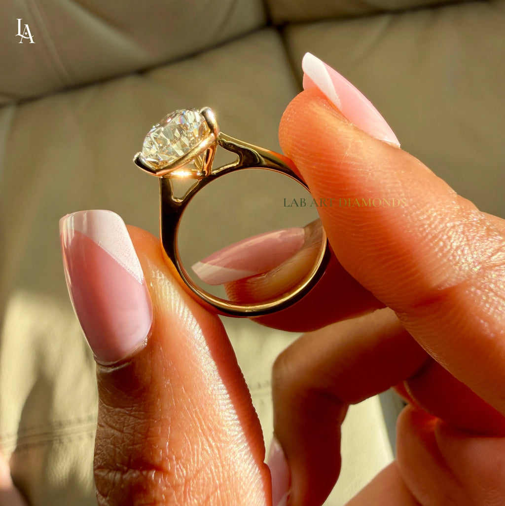 Pear Cut Solitaire Engagement Ring
