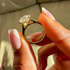 Pear Cut Solitaire Engagement Ring