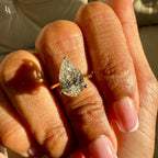 Pear Cut Solitaire Engagement Ring